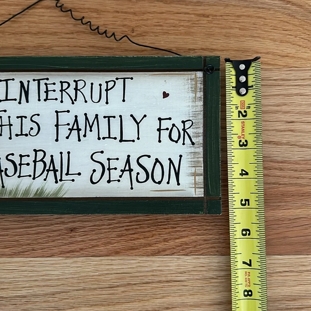 Baseball Sign - Picture 4 of 4